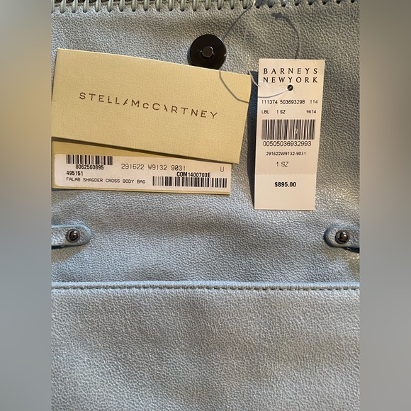 ✨Host Pick ✨CTELLA MCCARTNEY Shaggy Deer Falabella Crossbody Bag Duck Blue - Picture 15 of 16